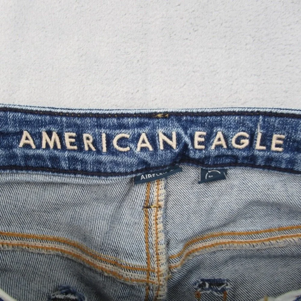 American Eagle Athletic Skinny Jeans Mens 29x30 Blue Distressed Airflex 3552